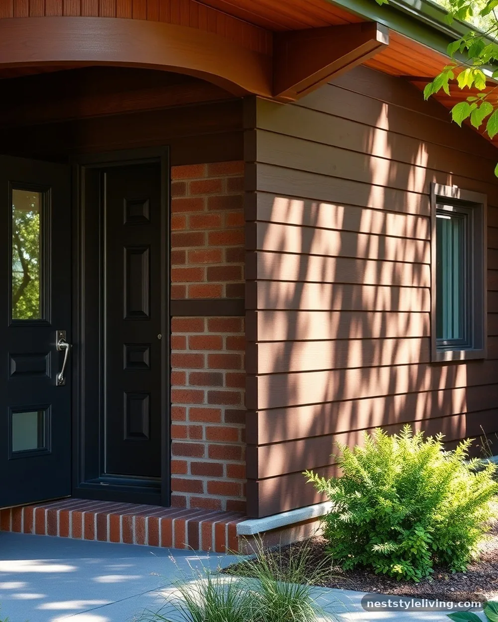 Mismatched Exterior Material Palette - 16 Mid Century Modern House Exterior Ideas to Copy