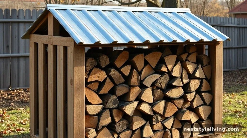Outdoor Firewood Storage - 17 Outdoor Pallet Projects for a More Stylish Backyard