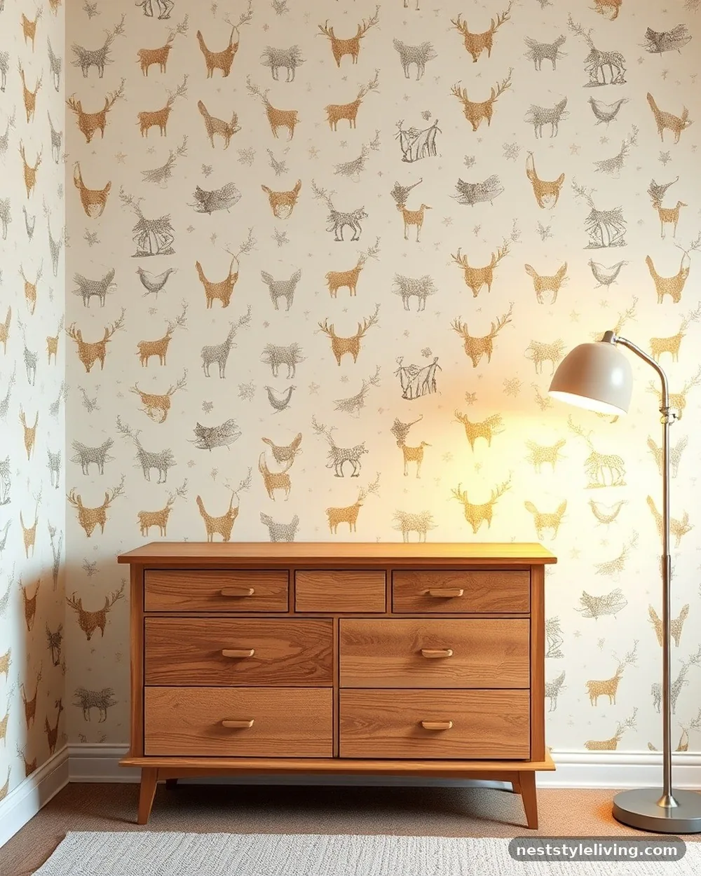 Whimsical Wallpaper Accents - 18 Whimsical Kids Bedroom Ideas Full of Magic and Fun