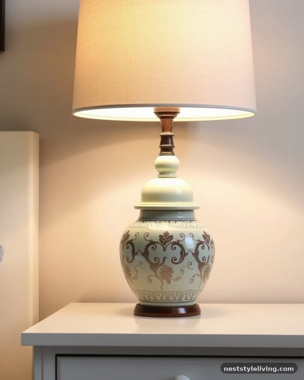 Ceramic Table Lamp - 24 French Inspired Nursery Ideas With Timeless Charm