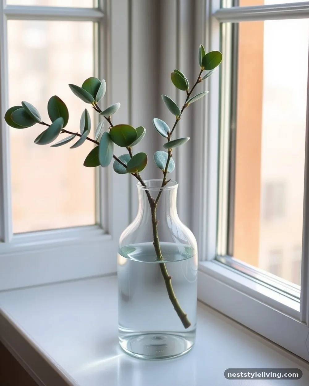 Glass Vases with Water and Stems - 17 Summer Room Decor Ideas for a Fresh, Cozy Home