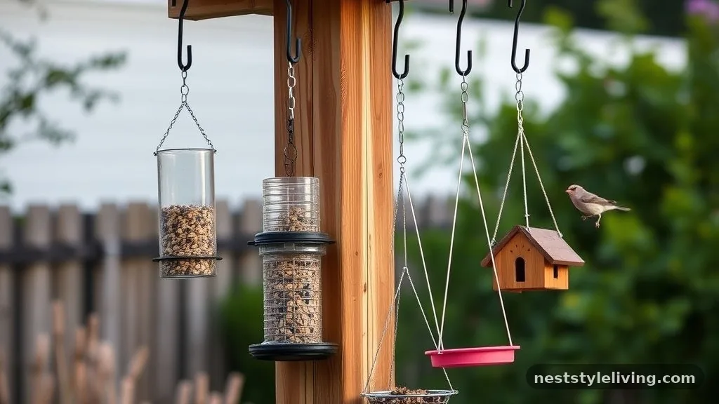 Hanging Bird Feeder Station - 17 Outdoor Pallet Projects for a More Stylish Backyard