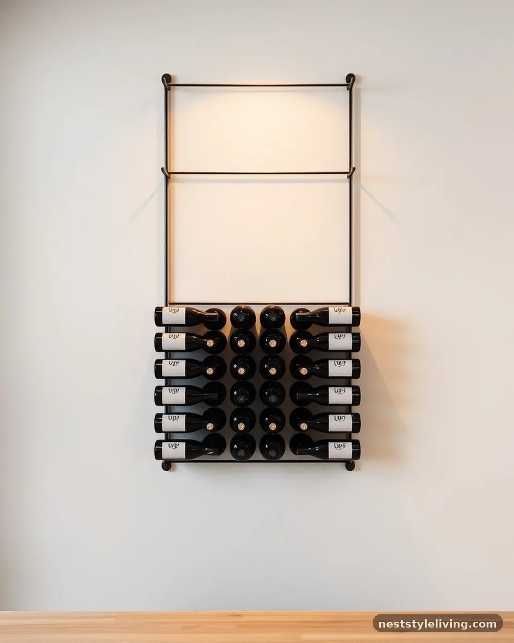 Wall-Integrated Wine Racks - 16 Small Dining Room Ideas That Feel Open and Stylish
