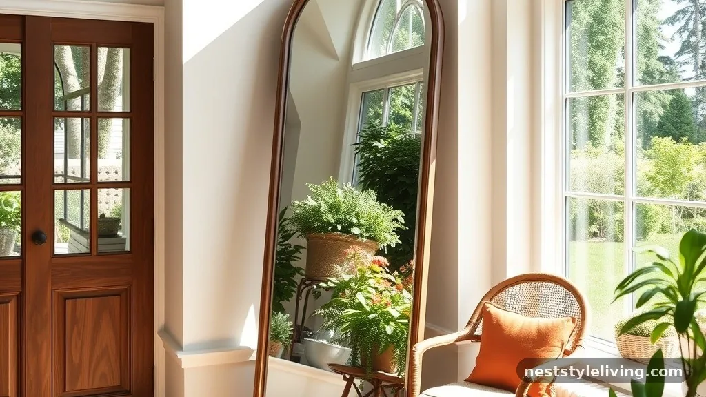 Floor-to-Ceiling Mirrors - 18 Sunroom Designs That Make Your Home Feel More Inviting