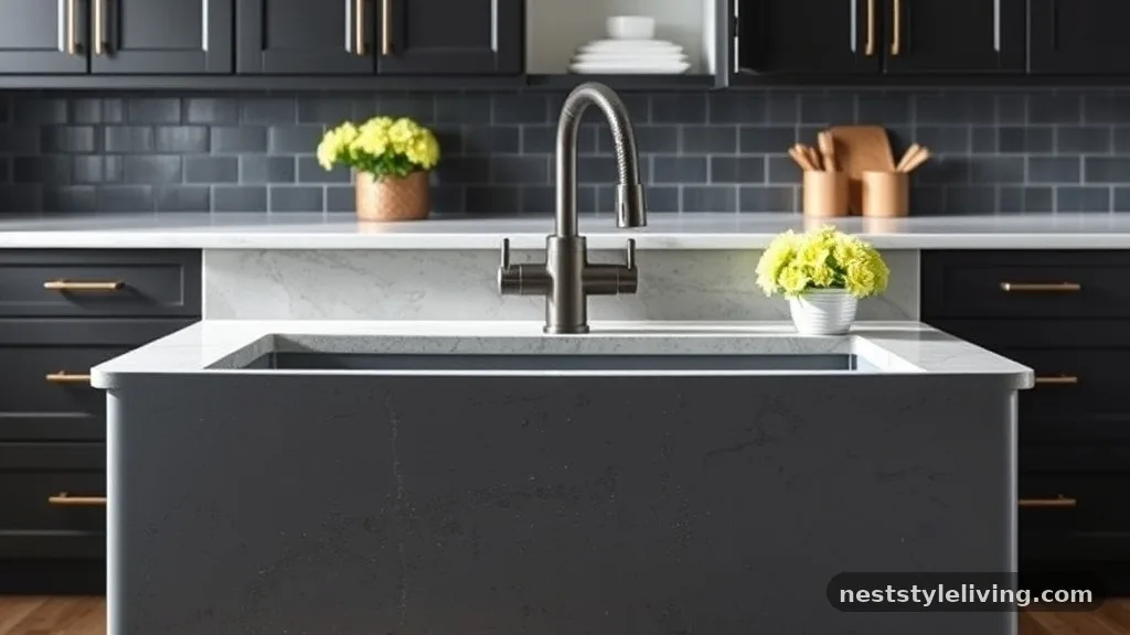 Granite Composite in Slate Gray - 18 Farmhouse Sinks That Make Kitchens Feel Timeless