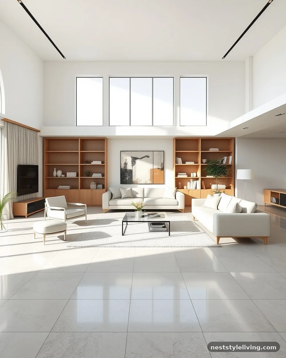Negative Space and Editing - 20 Luxury Living Room Ideas That Look Designer Approved