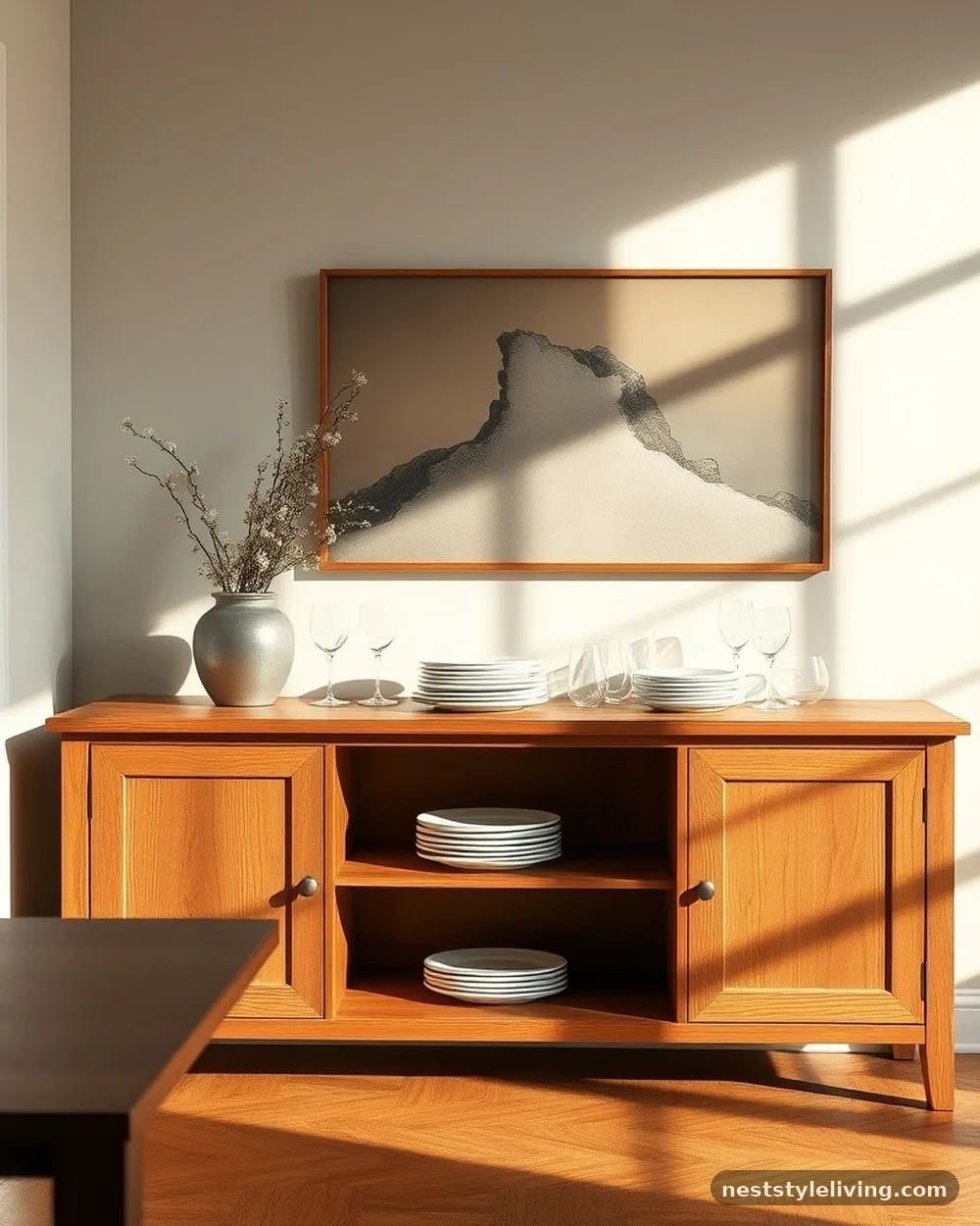Slim Buffet Sideboards - 16 Small Dining Room Ideas That Feel Open and Stylish
