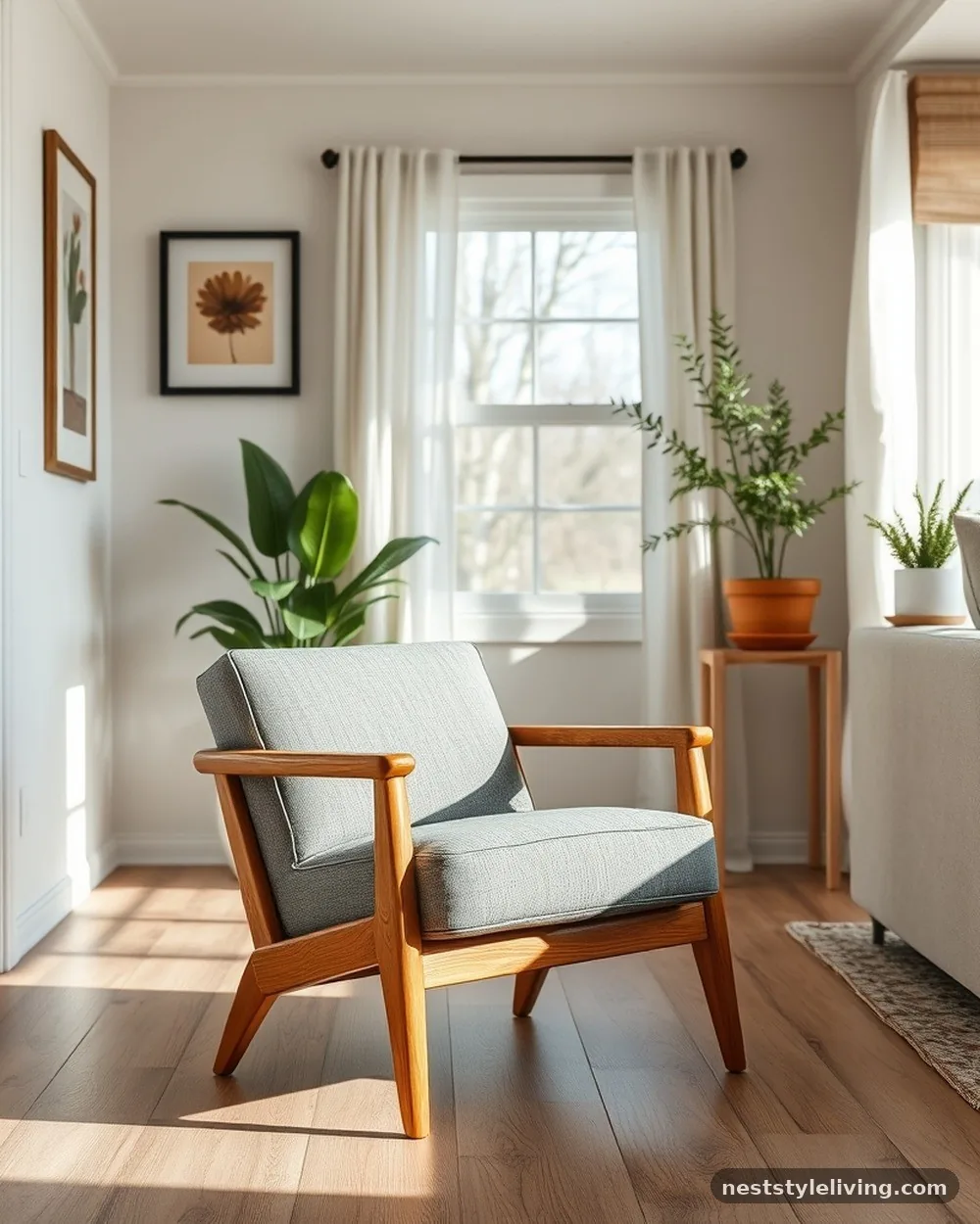 Slim-Profile Armchairs - 23 Single Wide Trailer Living Room Ideas That Feel Cozy