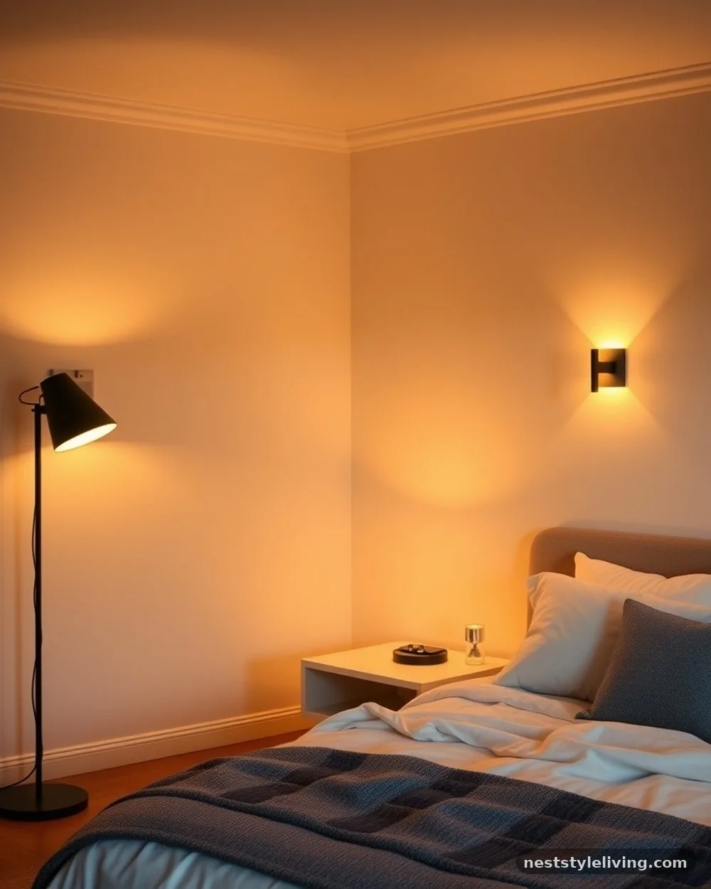 Soft, Indirect Ambient Lighting - 21 Japandi Bedroom Ideas for a Calm, Modern Retreat