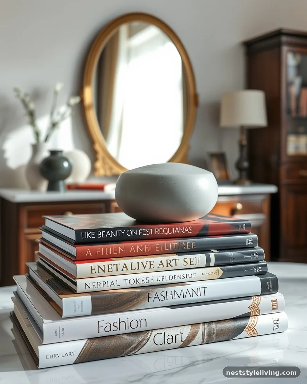 Coffee Table Books for Decor - 19 Glam Room Ideas for a Stylish Luxe Feel