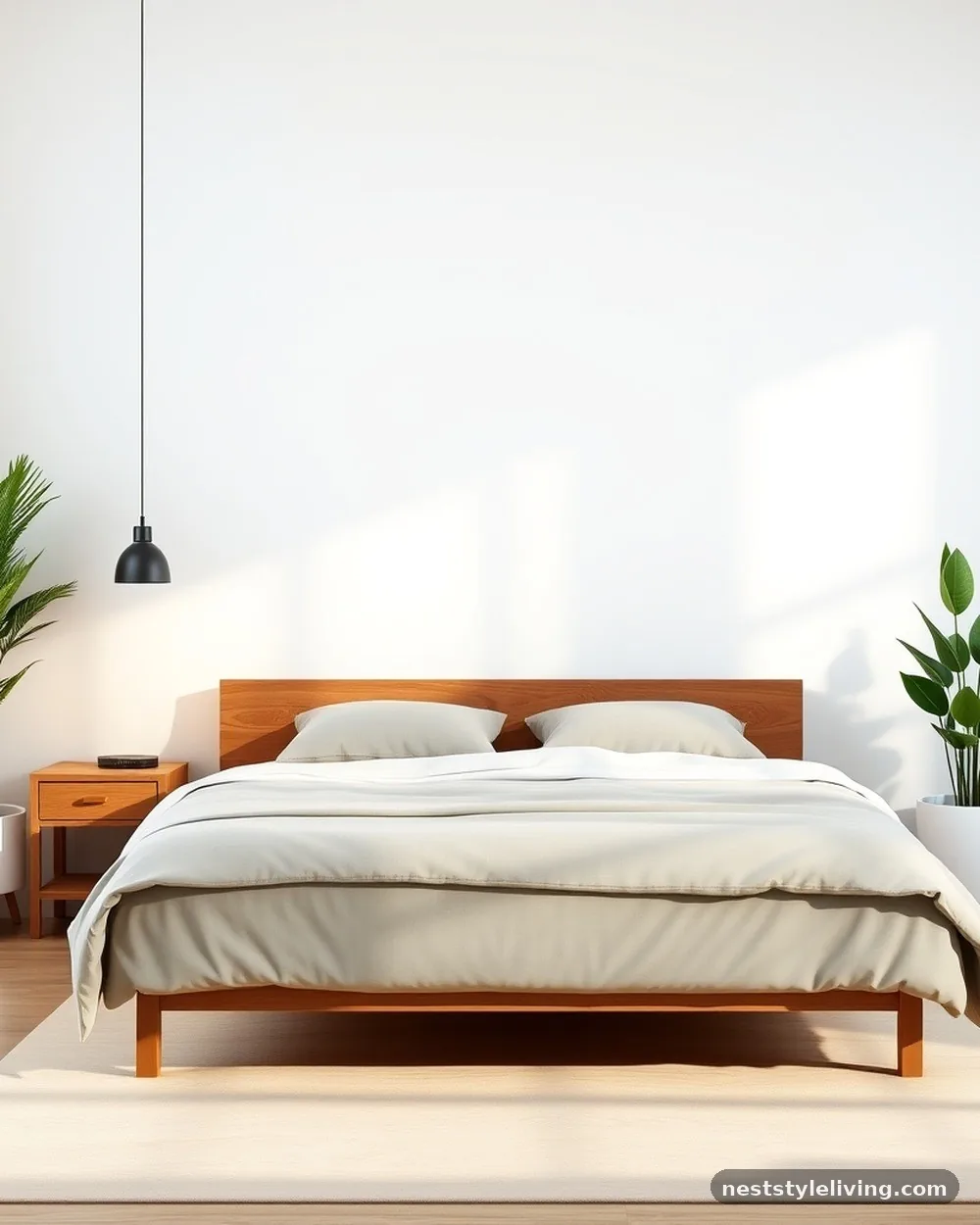 Asymmetrical Furniture Arrangement - 21 Japandi Bedroom Ideas for a Calm, Modern Retreat