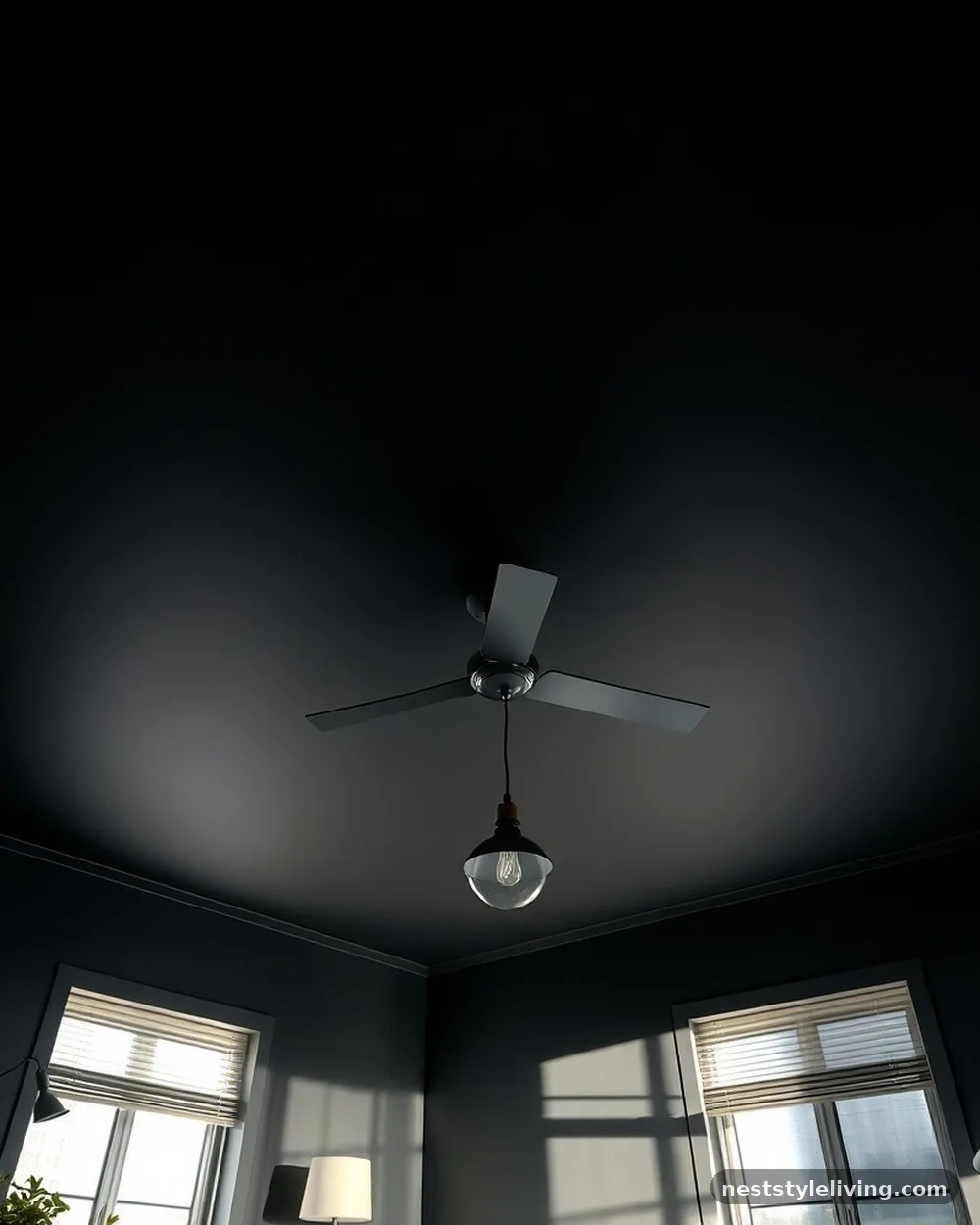 Darkly Painted Ceilings - 22 Grunge Apartment Ideas for a Cool Edgy Look