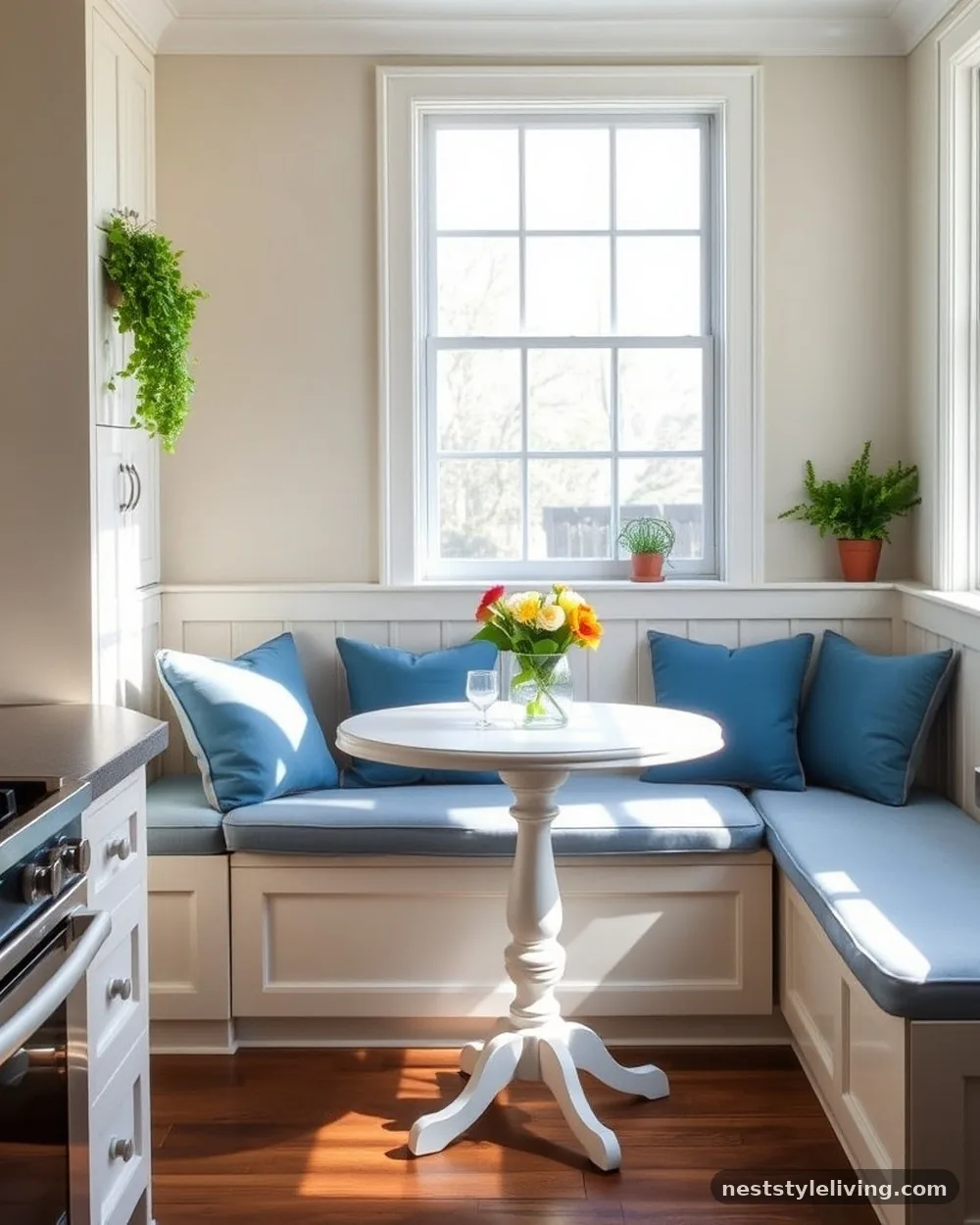 Integrated Breakfast Nook - 20 Mid Century Modern Kitchen Ideas That Feel Timeless