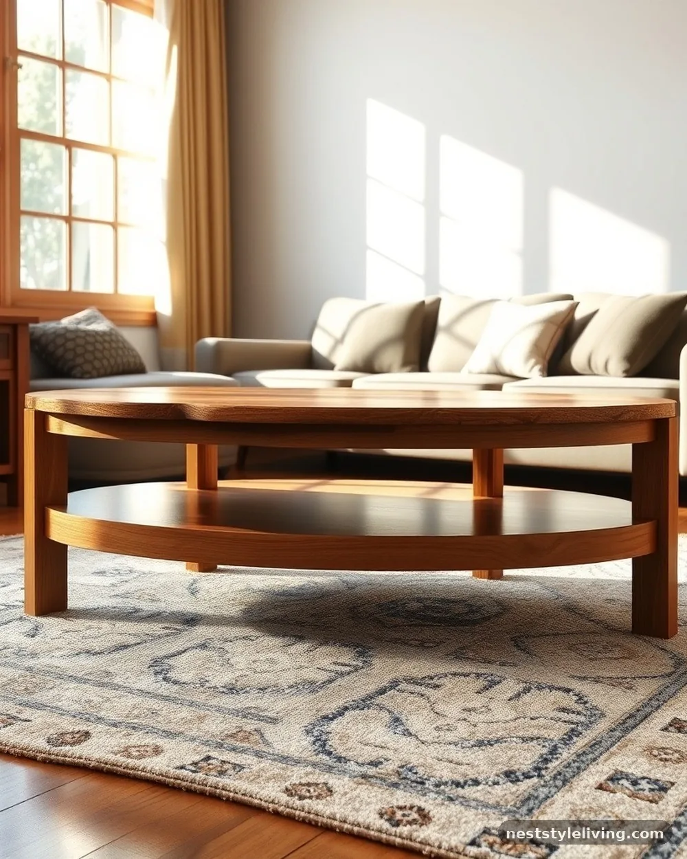 Kidney-Shaped Coffee Tables - 18 Mid Century Modern Living Room Ideas to Love Today
