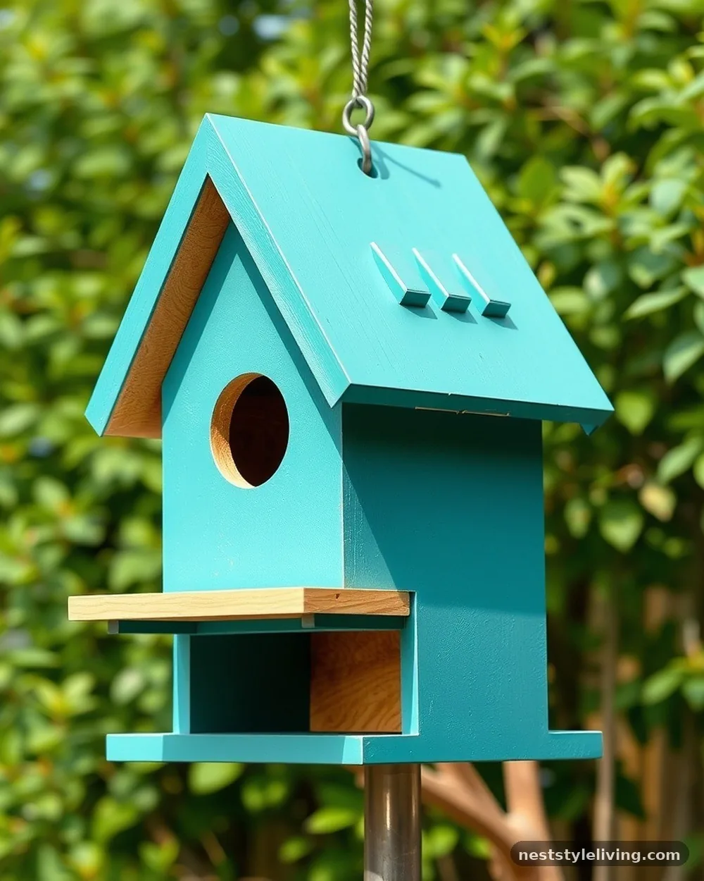 Mid-Century Modern A-Frames - 20 Birdhouse Ideas That Make Your Backyard Feel Special