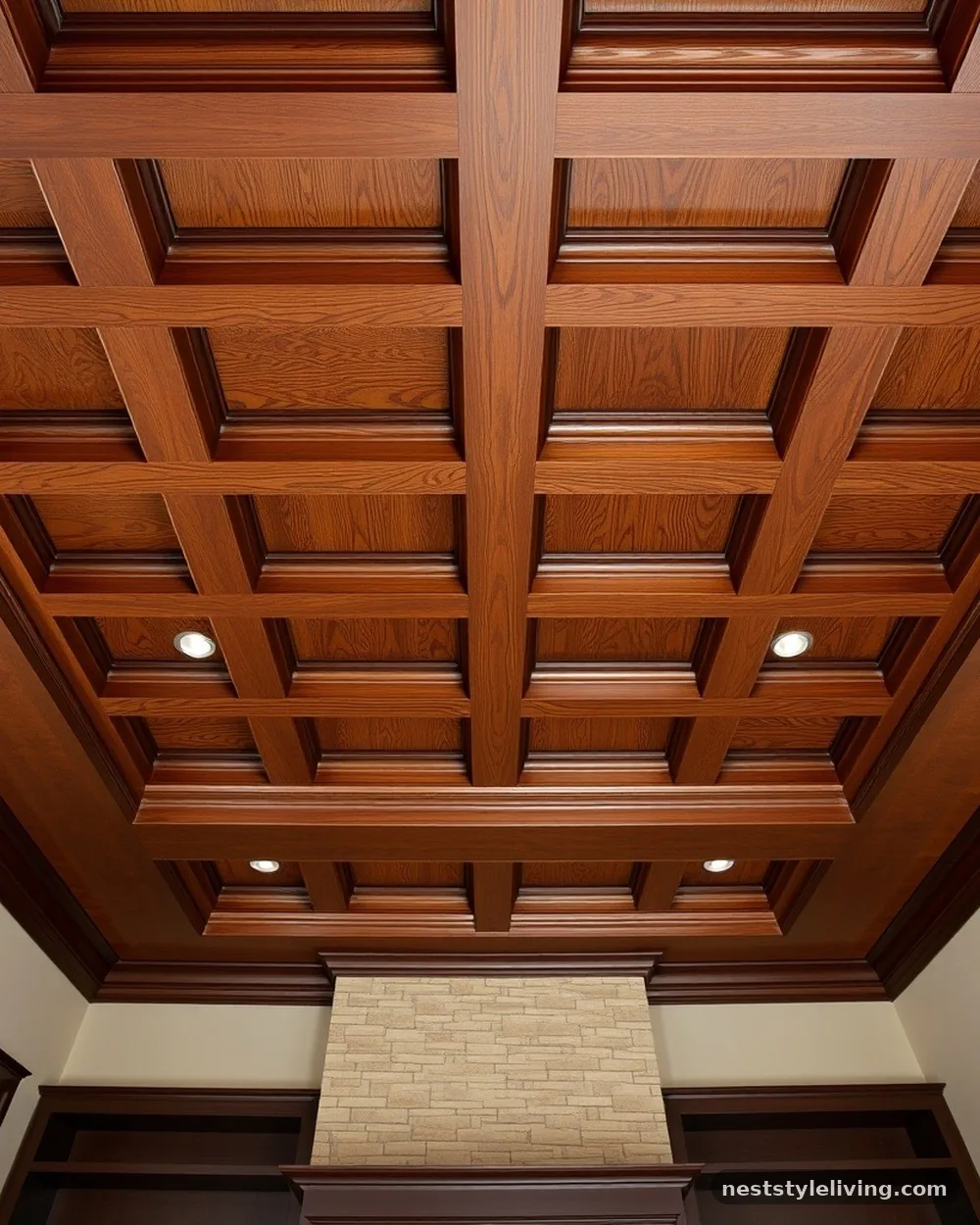 Artful Ceiling Treatments - 20 Luxury Living Room Ideas That Look Designer Approved