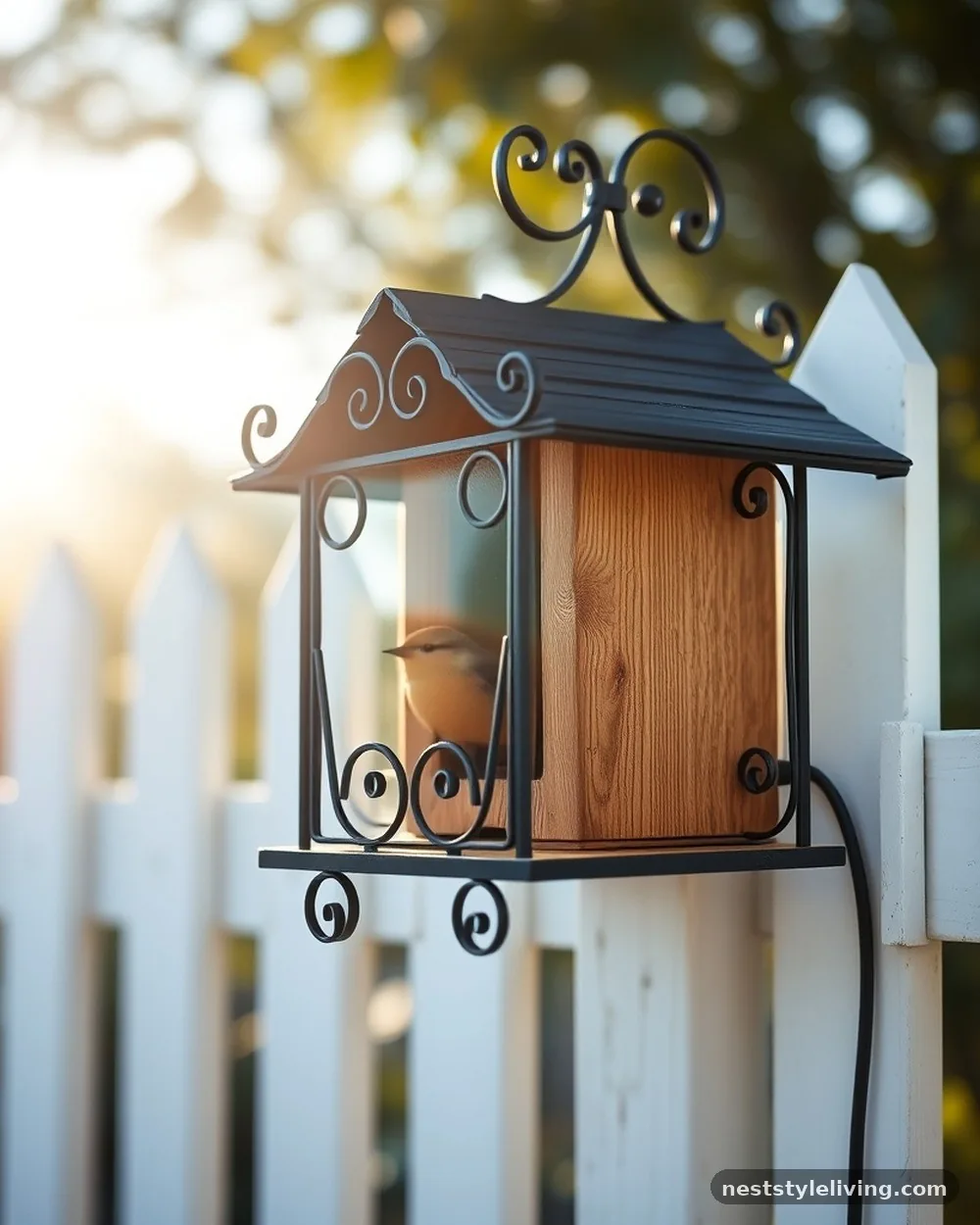 Wrought Iron Frame Houses - 20 Birdhouse Ideas That Make Your Backyard Feel Special
