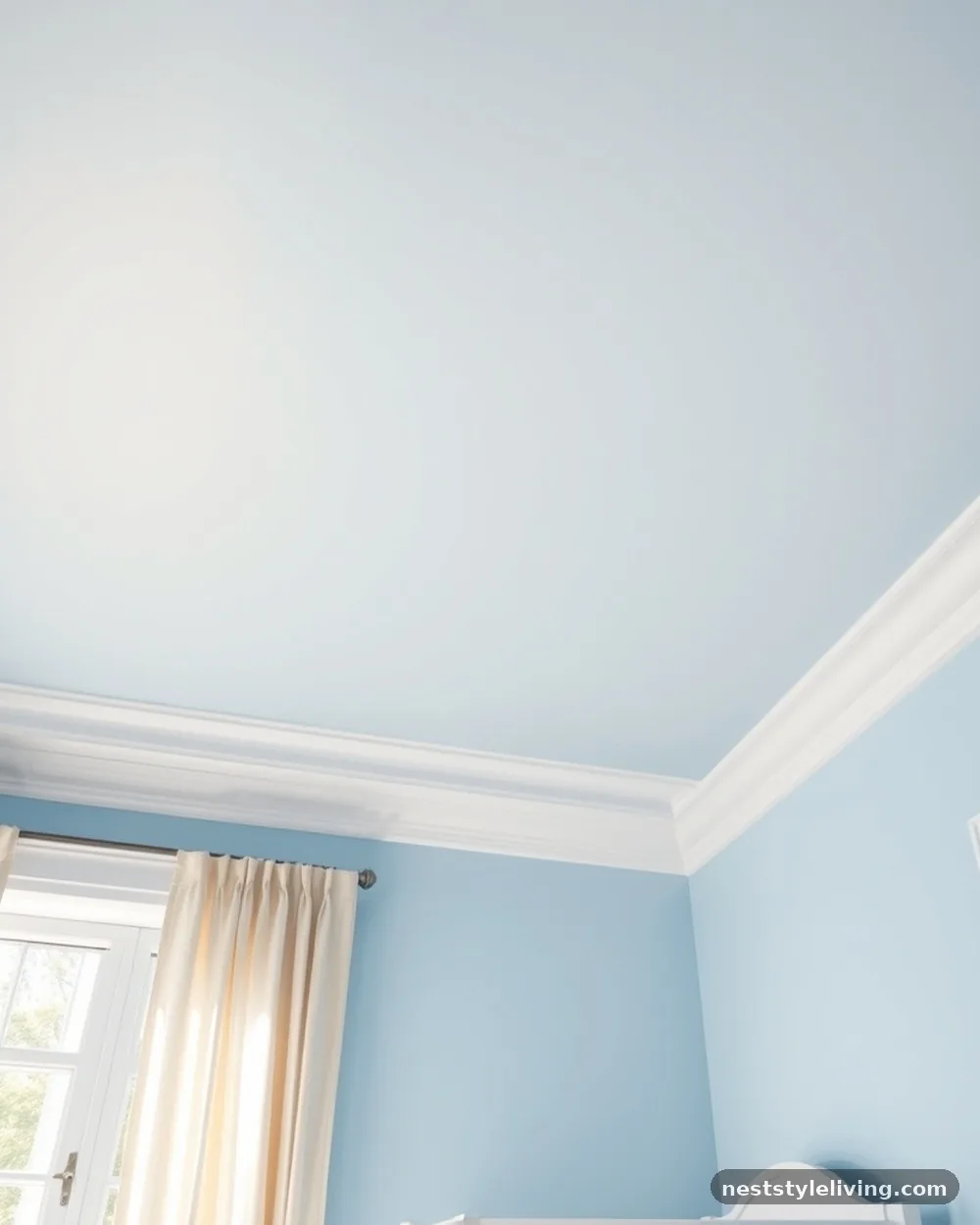 Painted Ceiling - 24 French Inspired Nursery Ideas With Timeless Charm