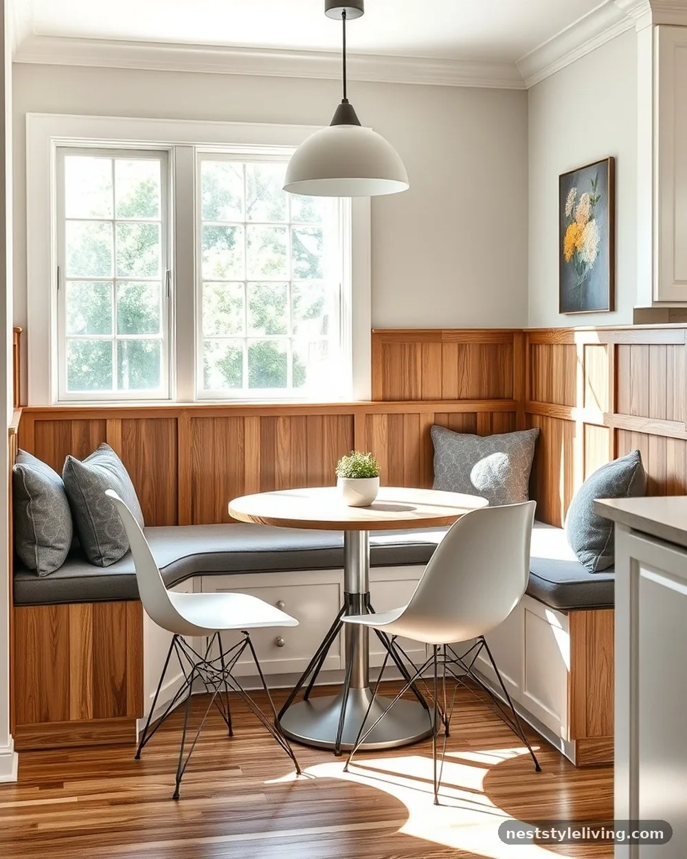 Built-in Corner Banquette - 16 Open Plan Dining Area Ideas for a Stylish Home