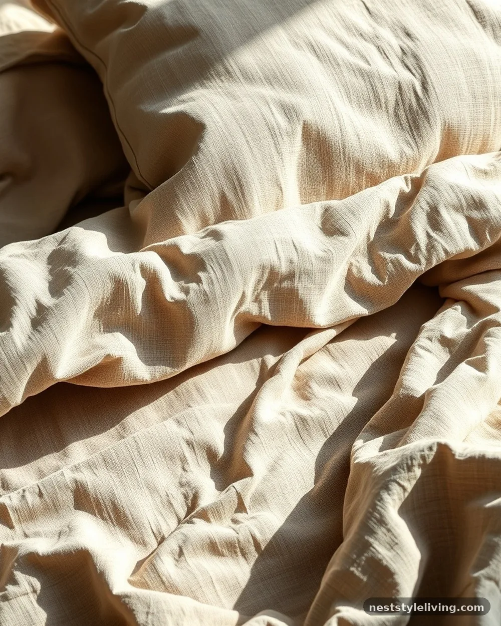 Neutral Linen Bedding - 21 Japandi Bedroom Ideas for a Calm, Modern Retreat