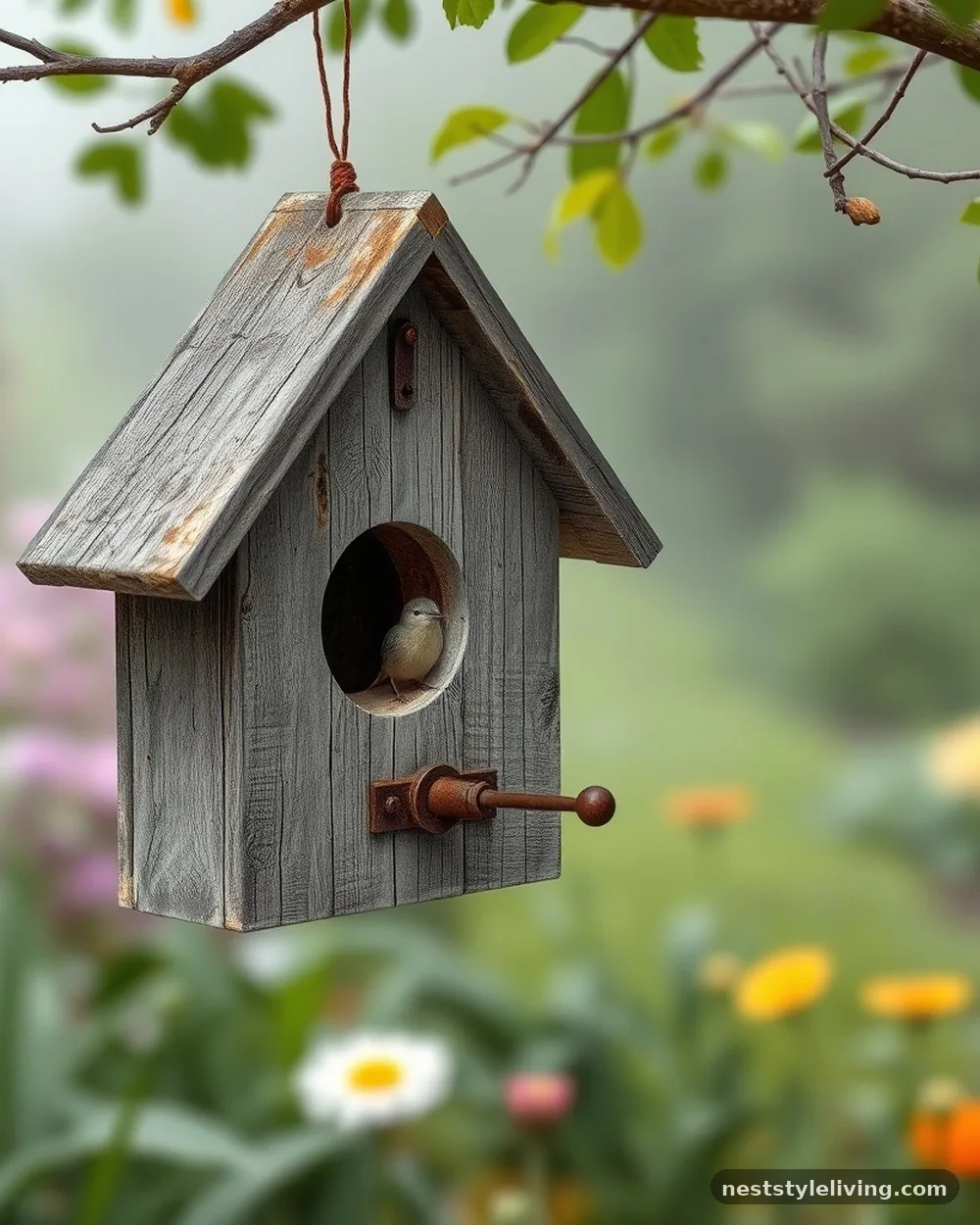 Reclaimed Barn Wood Farmhouses - 20 Birdhouse Ideas That Make Your Backyard Feel Special