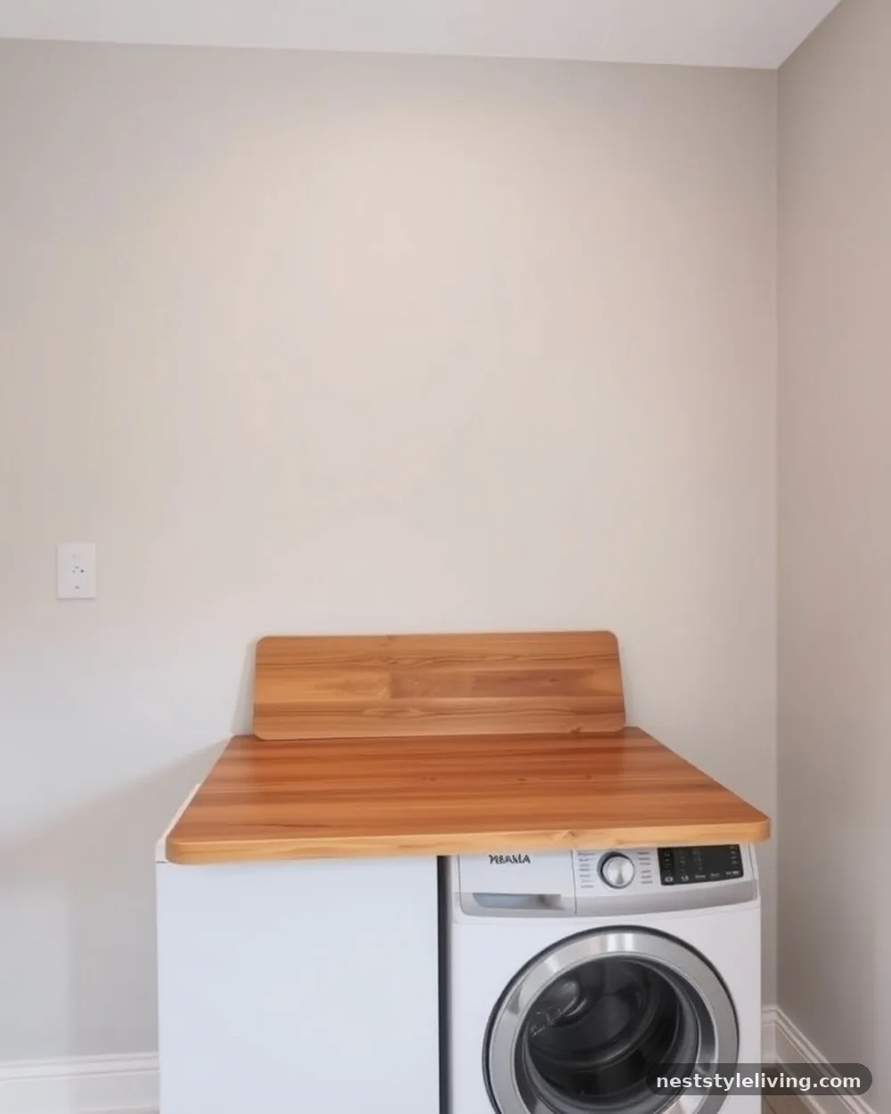 Wall-Mounted Drop-Down Folding Tables - 18 Mudroom Laundry Room Ideas That Make Life Easier