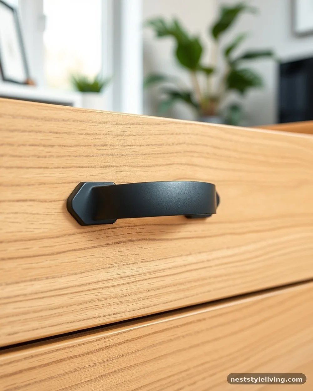 Matte Black Hardware - 21 Japandi Bedroom Ideas for a Calm, Modern Retreat