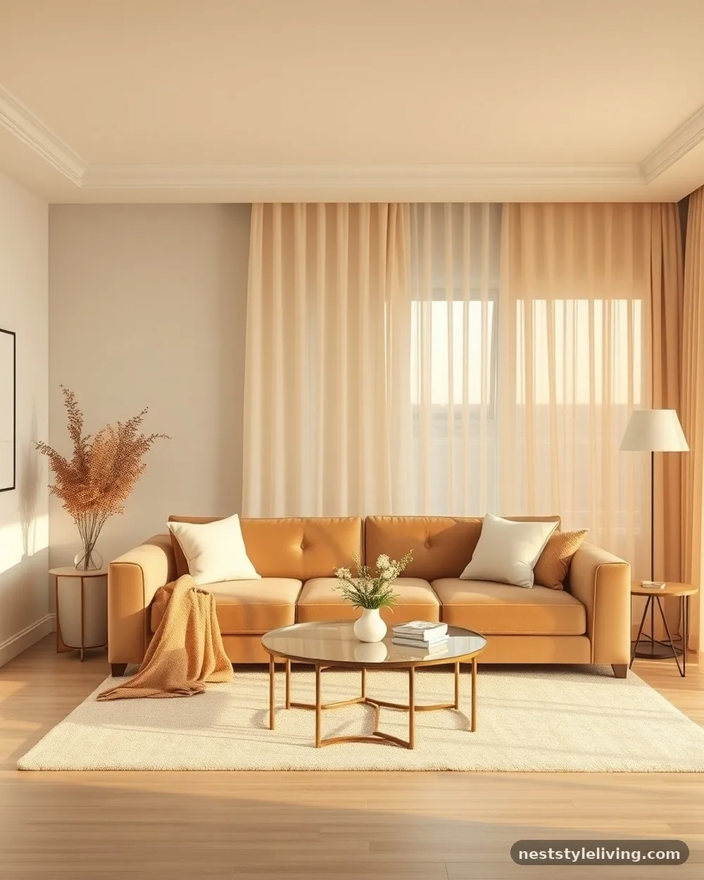 Monochromatic Color Palettes - 20 Luxury Living Room Ideas That Look Designer Approved