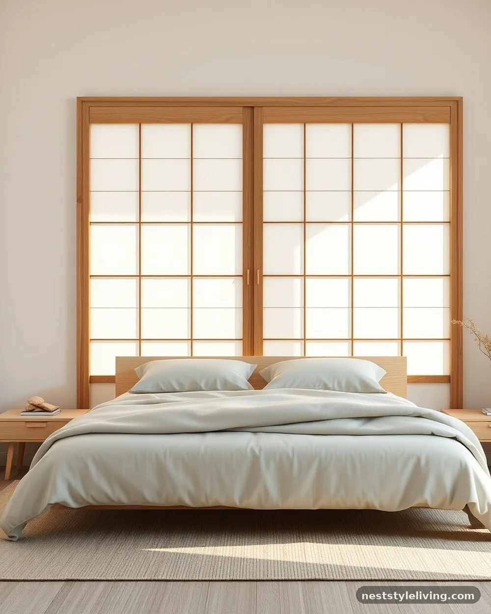 Paper Shoji-Inspired Screens - 21 Japandi Bedroom Ideas for a Calm, Modern Retreat