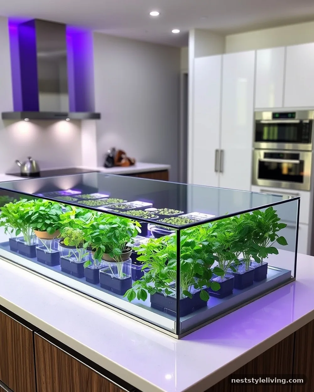 Smart Hydroponic Kitchen Islands - 15 Future Home Design Ideas for Smarter Living