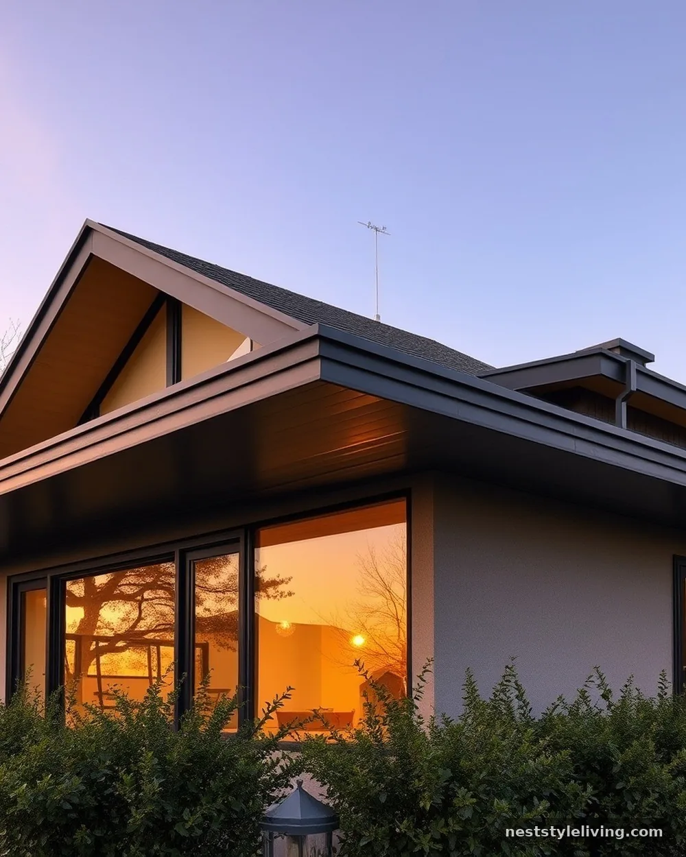 Exposed Beam Rafter Tails - 16 Mid Century Modern House Exterior Ideas to Copy