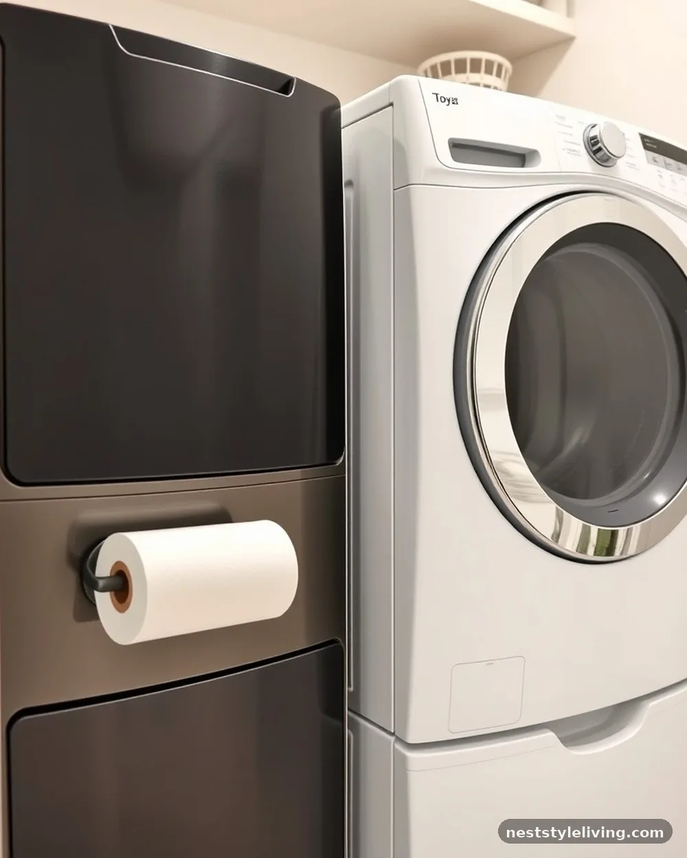 Magnetic Appliance Organizers - 16 Laundry Closet Ideas That Make Small Spaces Work