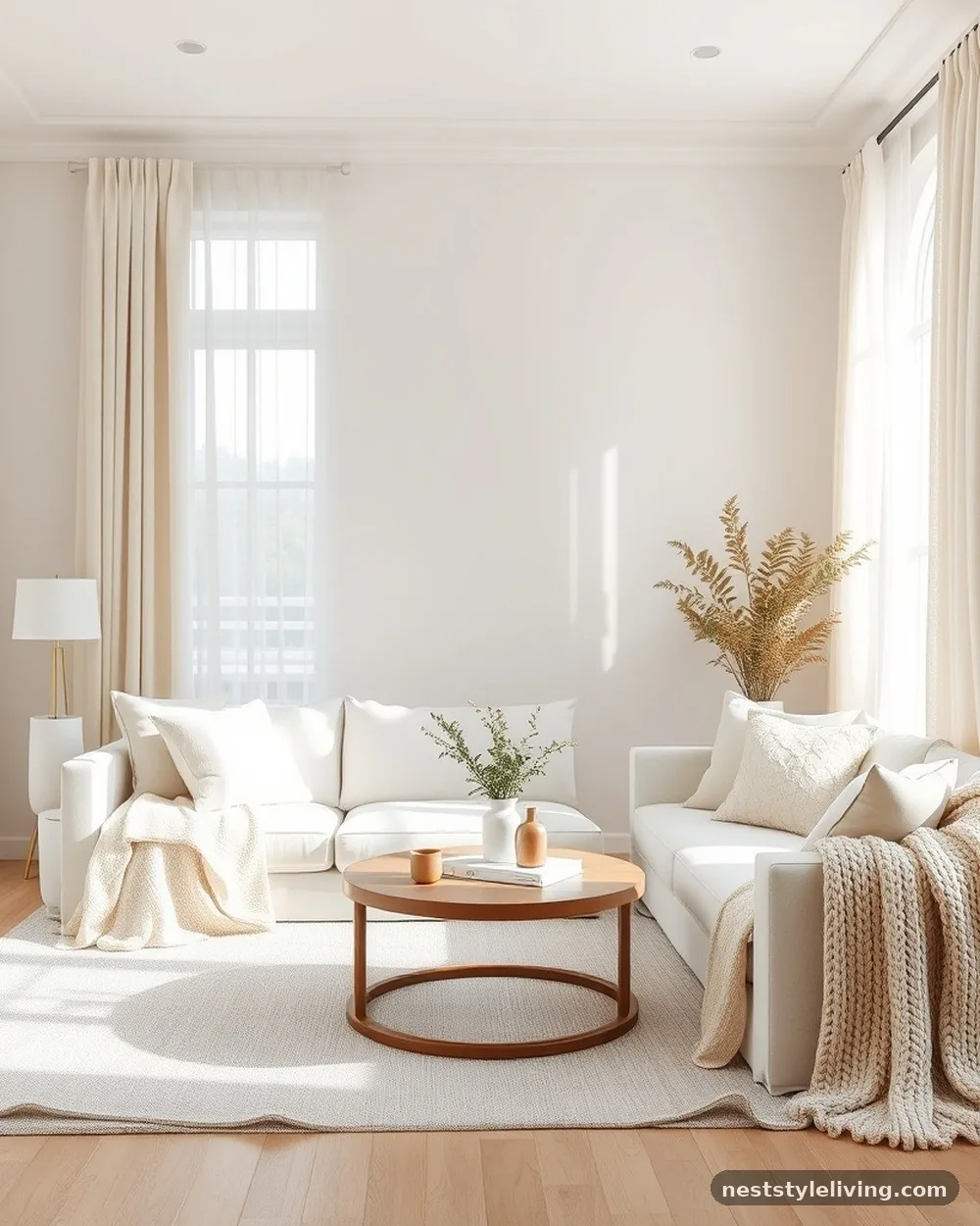 Neutral Monochrome Color Palettes - 23 Single Wide Trailer Living Room Ideas That Feel Cozy