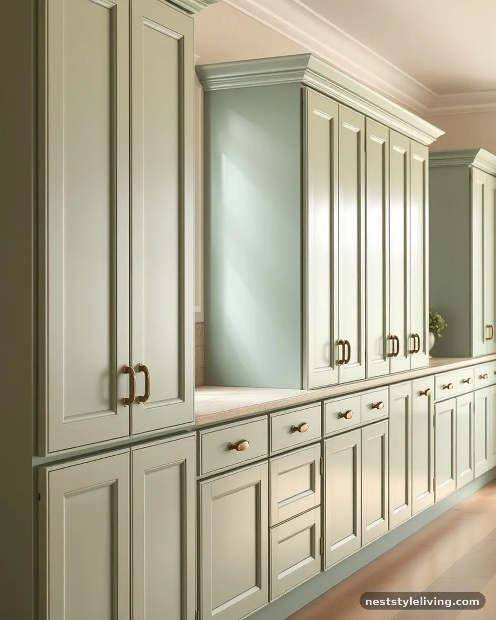 Pastel-Painted Cabinetry - 24 Grandmacore Kitchen Ideas With Warm Vintage Charm