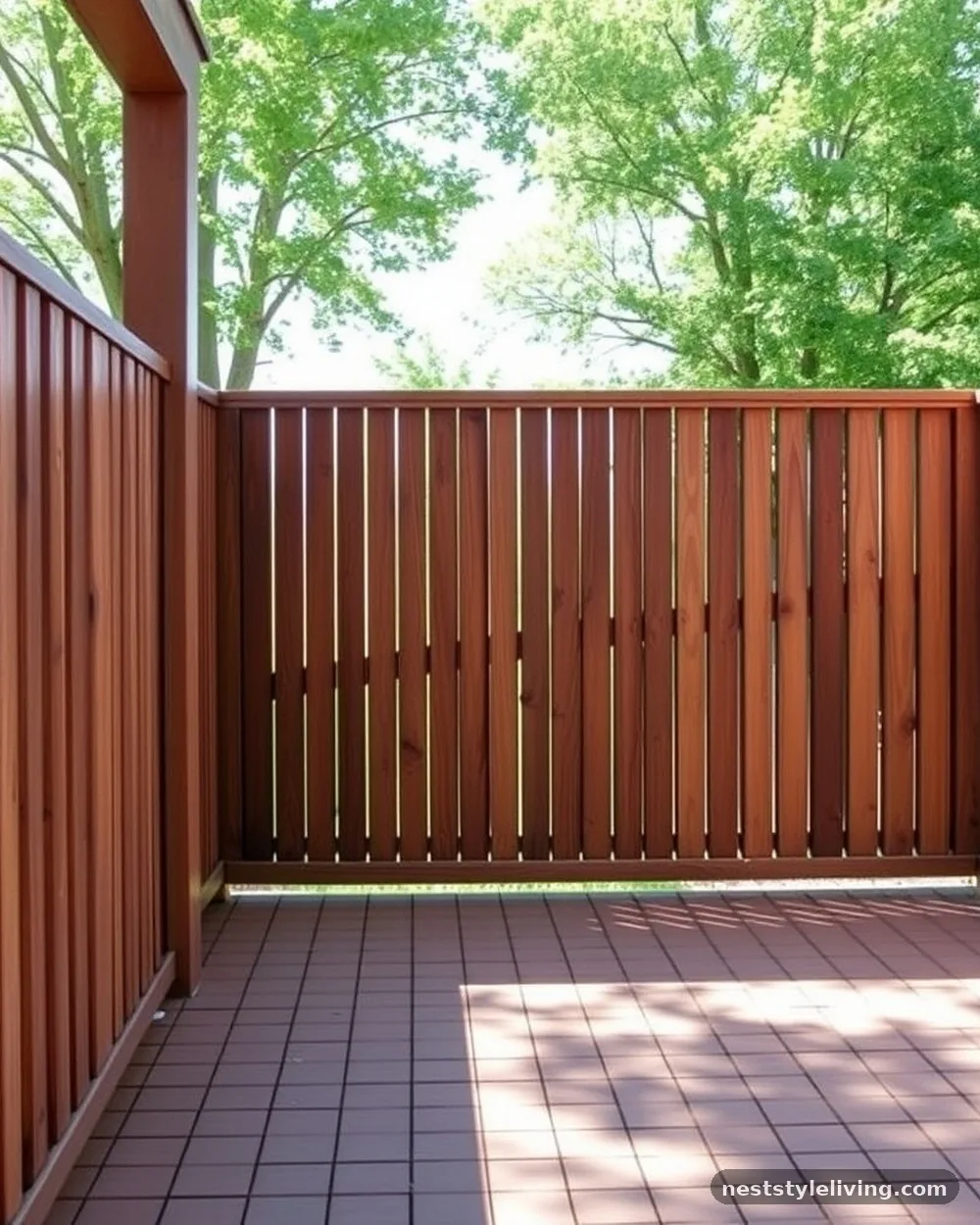 Privacy Screens with Vertical Slats - 24 Deck Ideas to Create a Beautiful Intentional Space