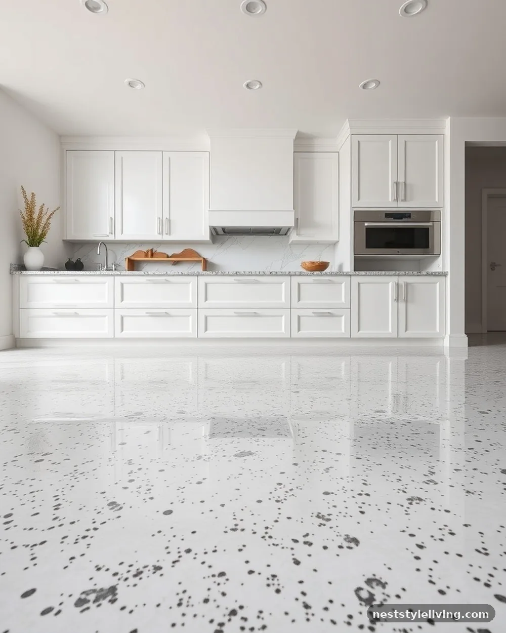 Terrazzo Flooring - 20 Mid Century Modern Kitchen Ideas That Feel Timeless