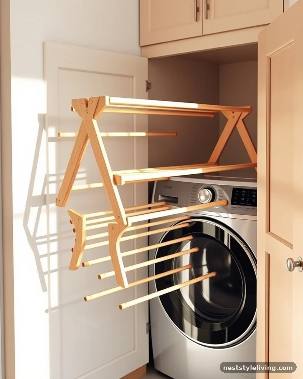 Vertical Drying Racks - 18 Mudroom Laundry Room Ideas That Make Life Easier