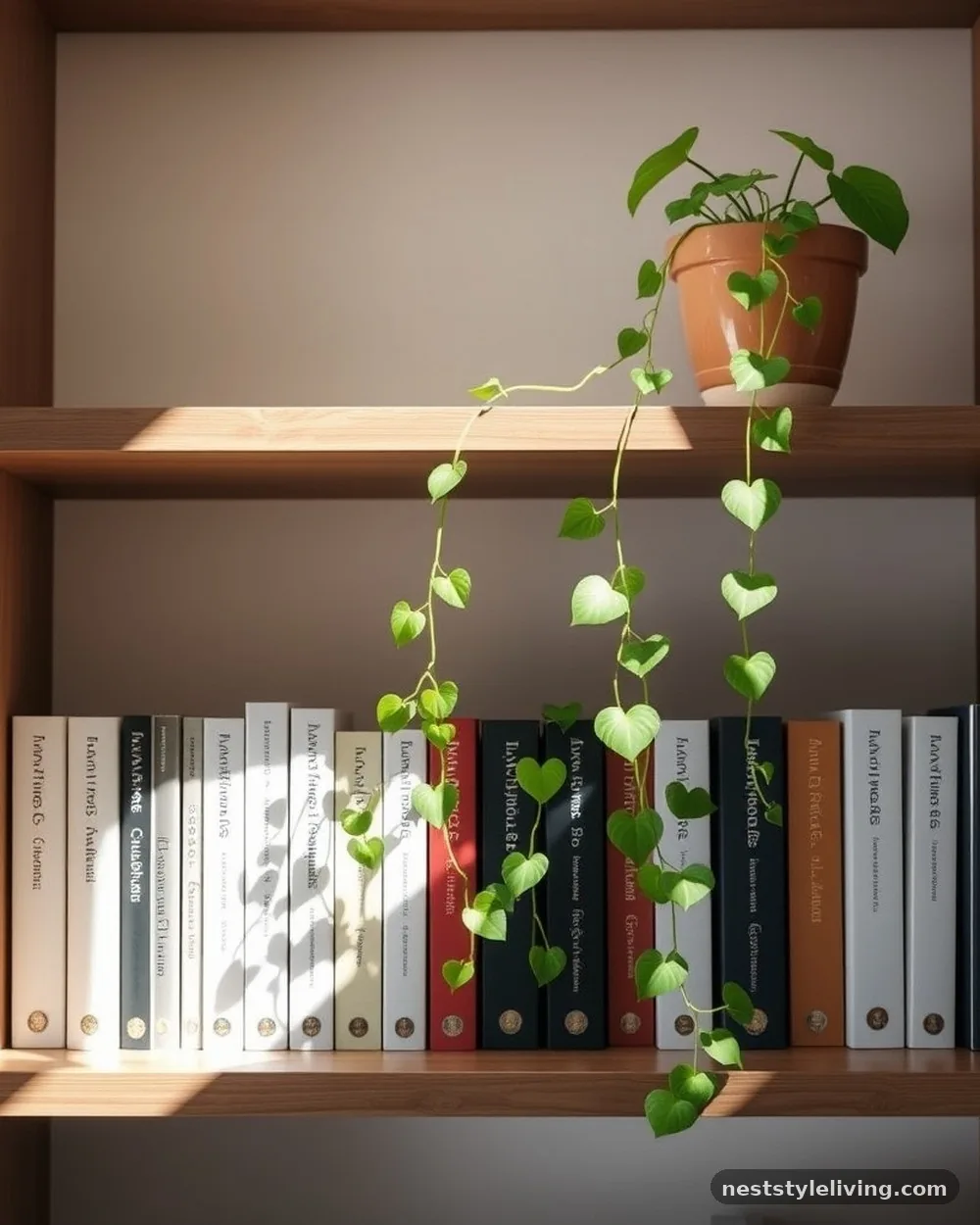 Botanical Elements - 22 Bookshelf Styling Ideas That Look Designer-Curated