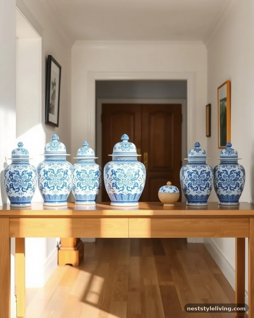 Blue and White Porcelain - 17 Summer Room Decor Ideas for a Fresh, Cozy Home