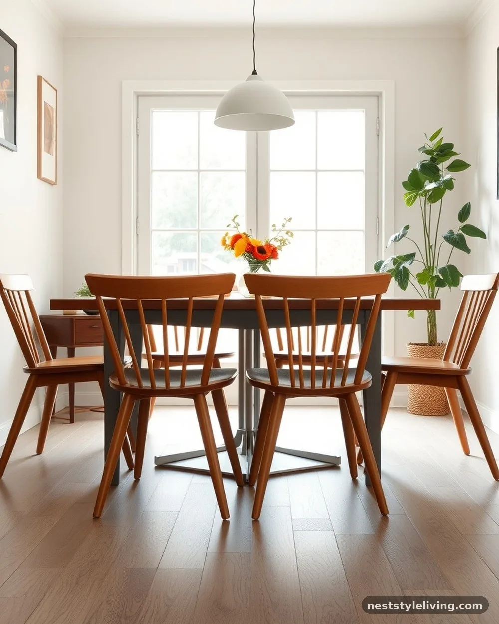 Low-Back Dining Chairs - 16 Small Dining Room Ideas That Feel Open and Stylish