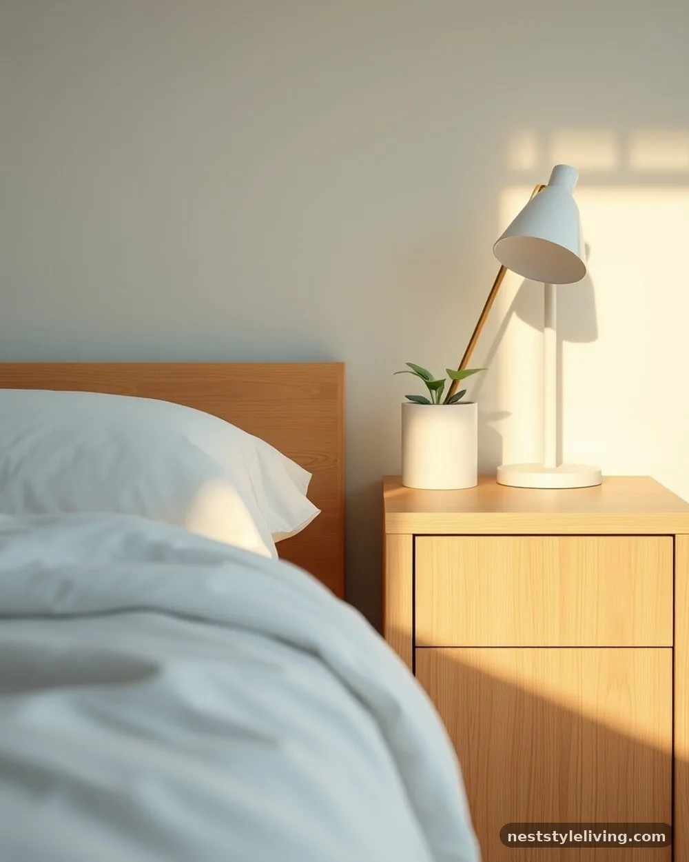 Raw Wood Nightstands - 21 Japandi Bedroom Ideas for a Calm, Modern Retreat