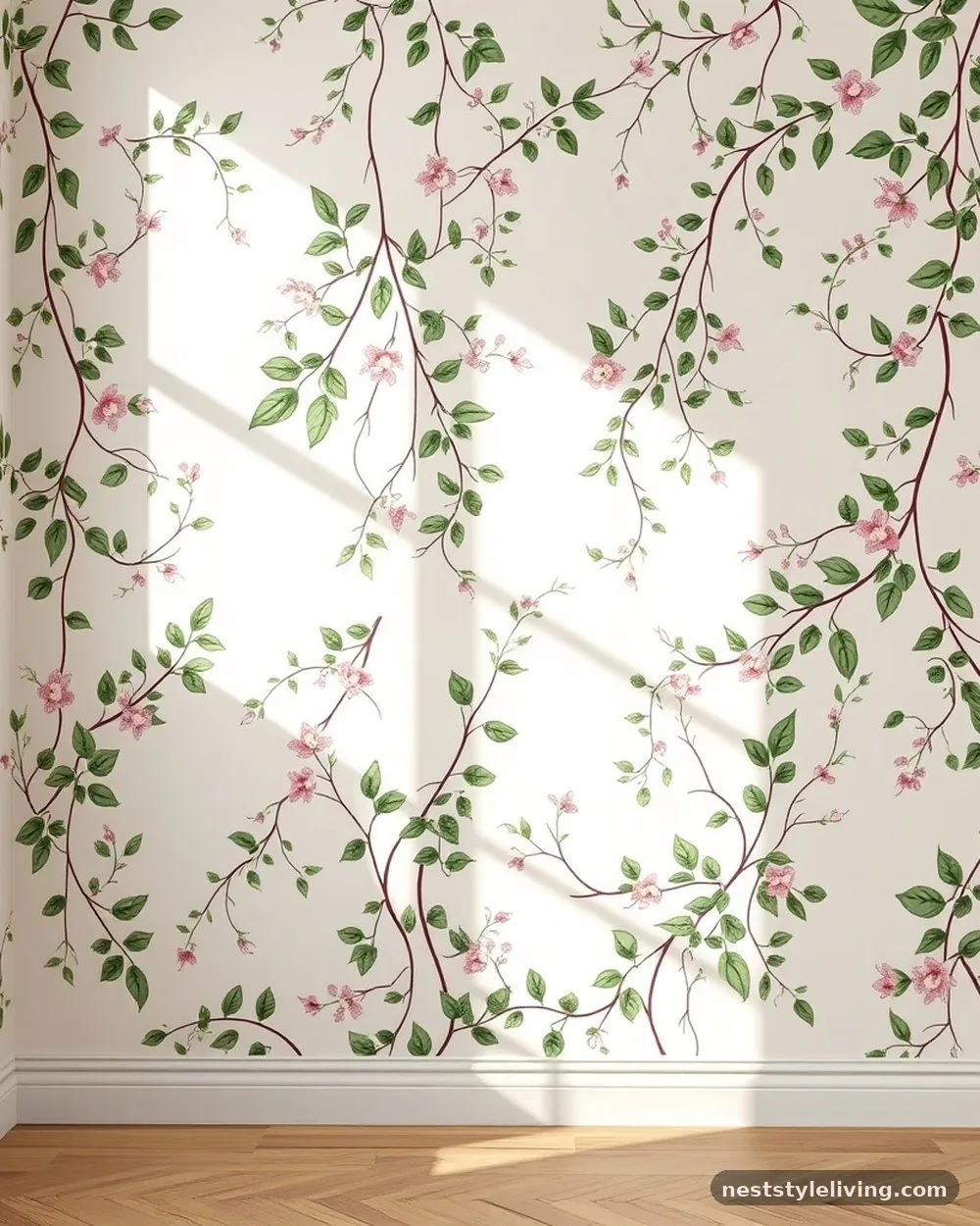 Botanical Wallpaper - 24 French Inspired Nursery Ideas With Timeless Charm