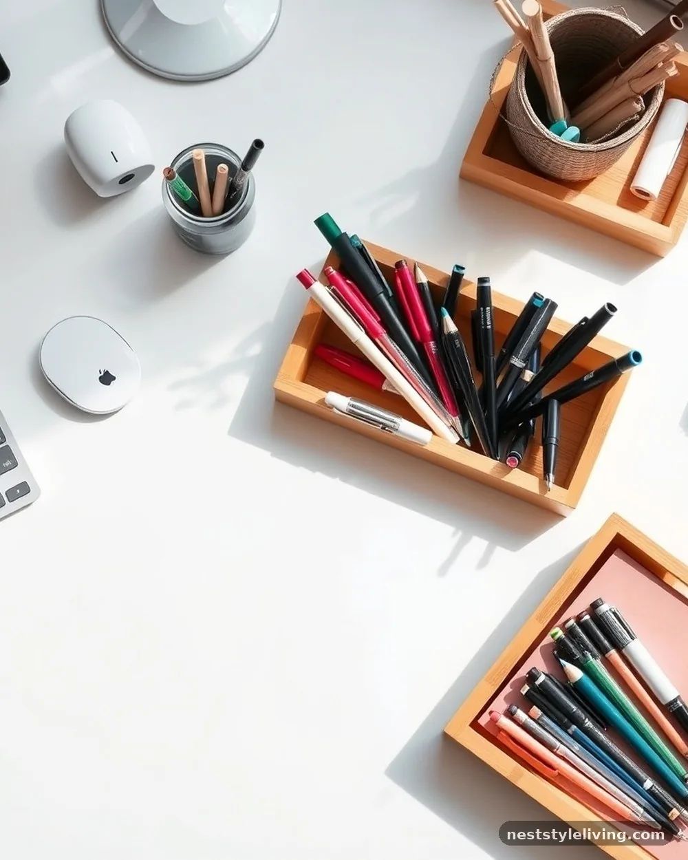 Desktop Organization Trays - 20 Dorm Room Ideas to Make Your Space Feel Like Home