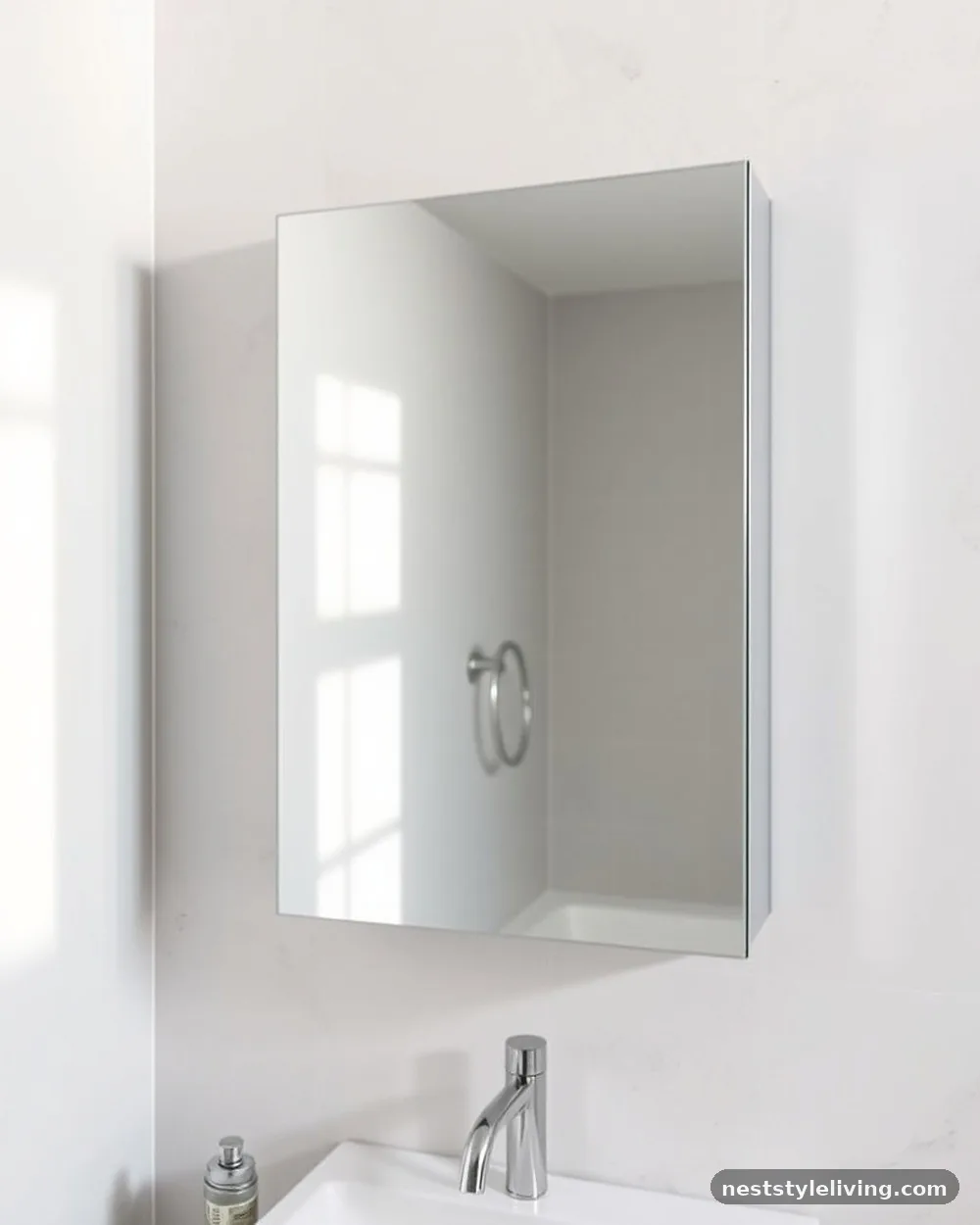 Frameless Medicine Cabinets - 14 Mid Century Modern Bathroom Ideas With Retro Charm