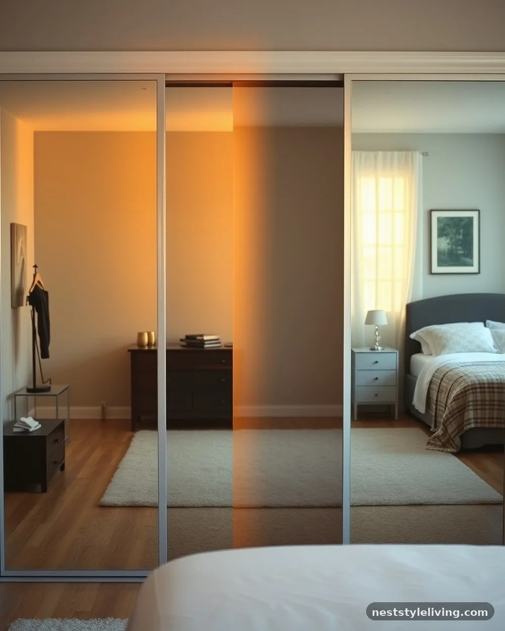 Mirrored Closet Doors - 20 80s Bedroom Ideas for a Fun Retro Look