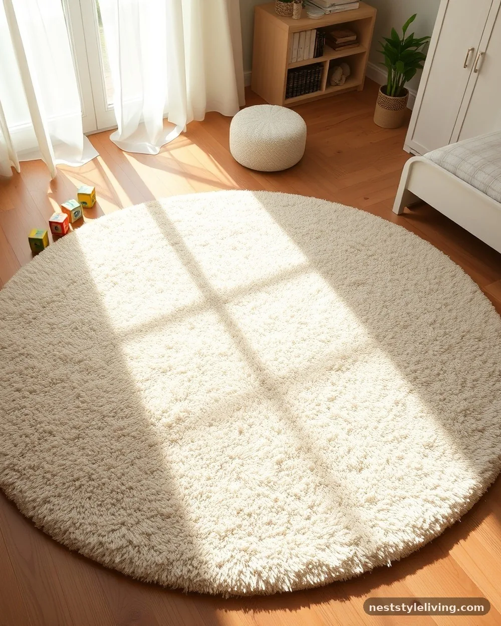 Oversized Plush Area Rugs - 18 Whimsical Kids Bedroom Ideas Full of Magic and Fun