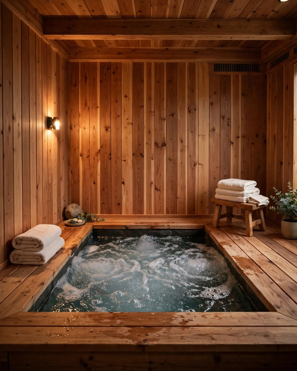 Cozy Indoor Plunge Pool - 17 Indoor Pool Ideas for a Stylish Retreat at Home