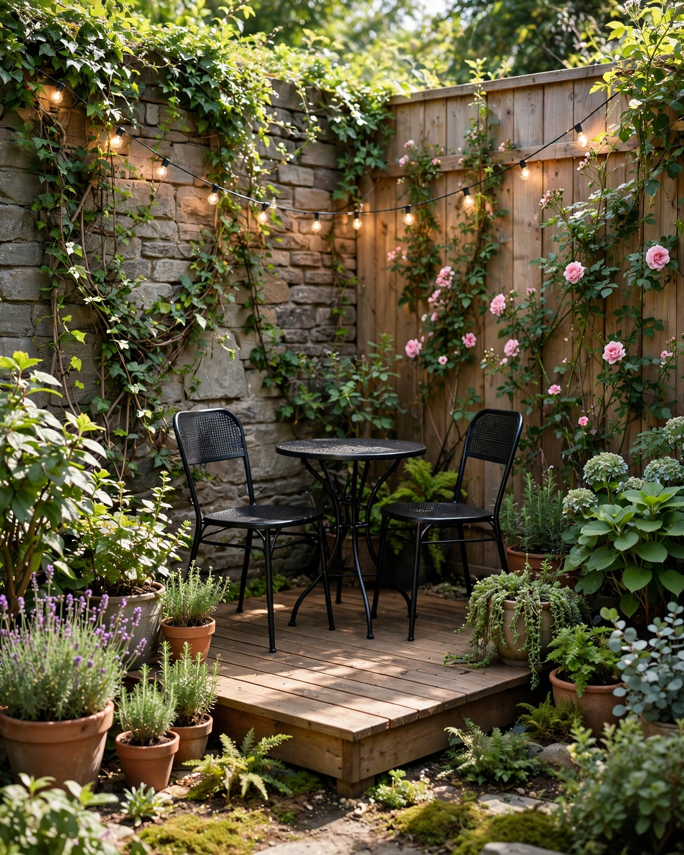 Small Ground Level Deck for Cozy Corners - 14 Ground Level Deck Designs for a More Useful Backyard