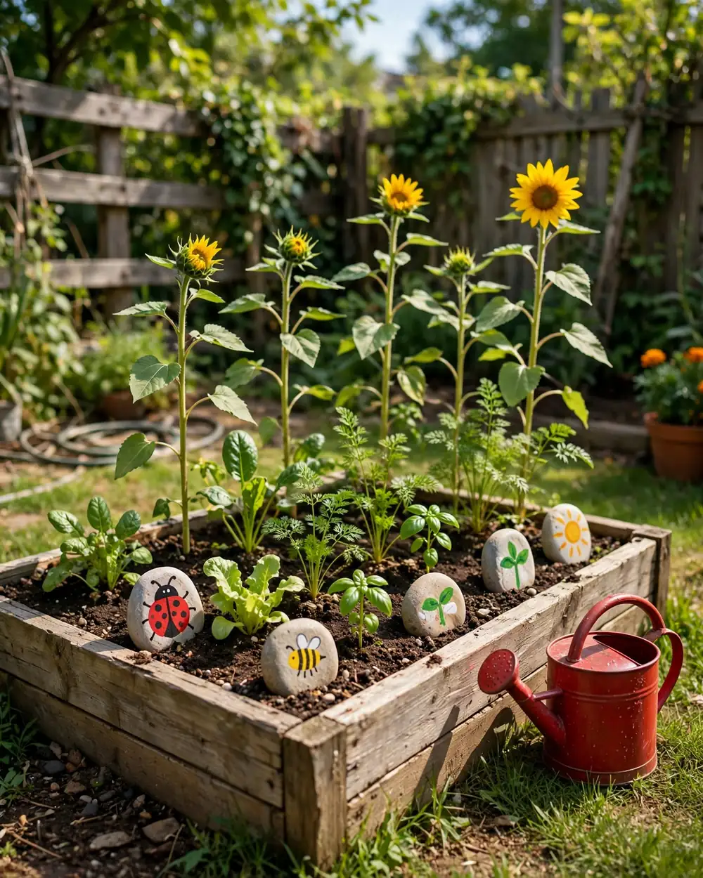 Kids Garden Bed - 18 Kids Outdoor Play Area Ideas for Fun at Home