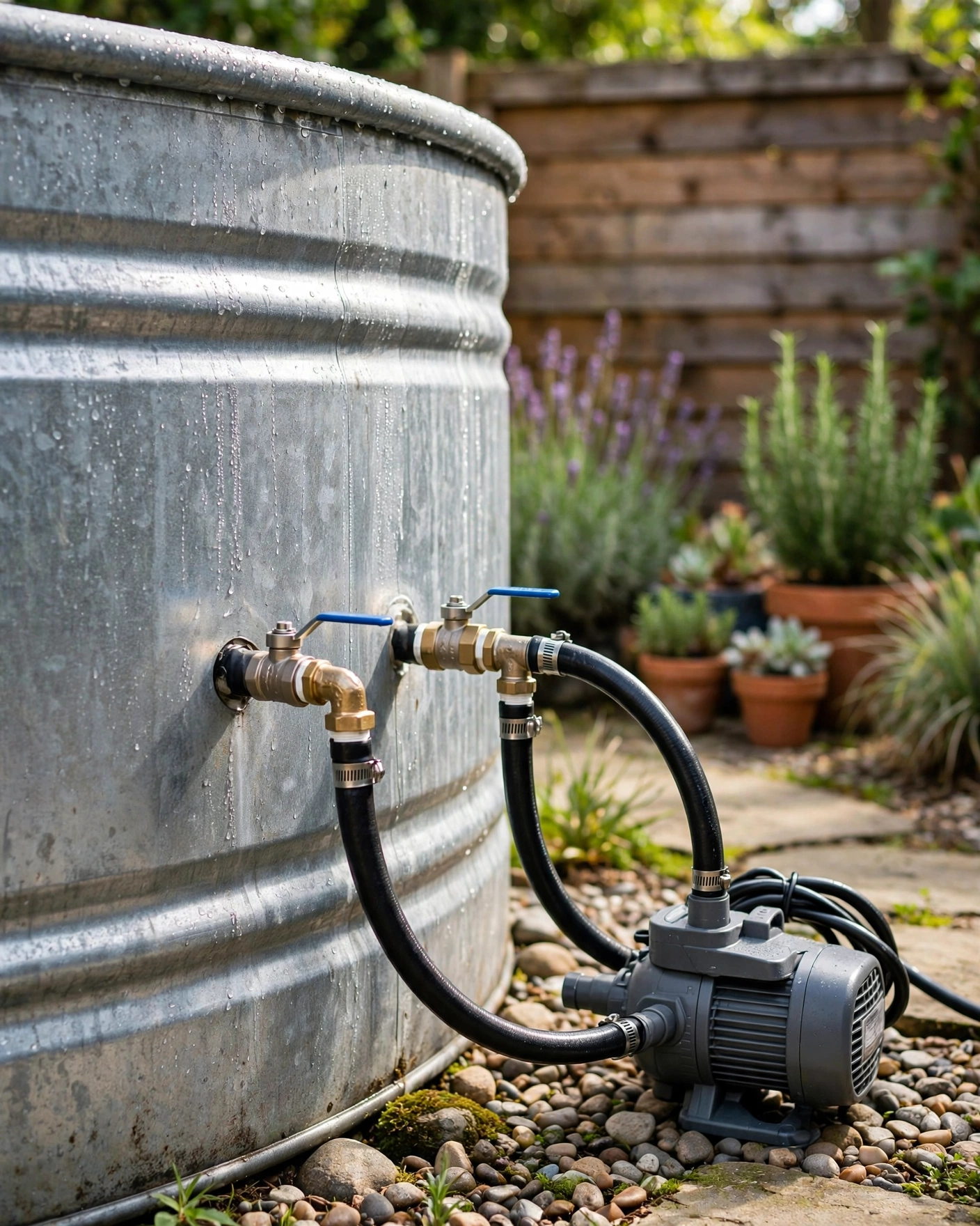 Plunger Valves for Easy Filter Servicing - 19 Stock Tank Pool Setup Ideas for a Stylish Backyard